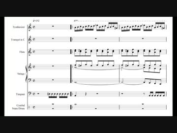 FF6の「死闘」を楽譜にしてみた - ニコニコ動画
