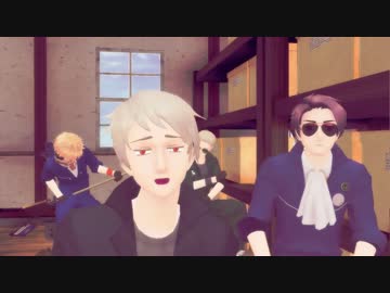 【APヘタリアMMD】新春ゲル眉エアバンド（仮）【トレス】