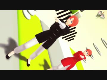 【ＭＭＤ銀魂】神威と神楽のオツキミリサイタル【夜兎兄妹】