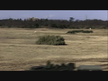 陸上自衛隊習志野第一空挺団降下訓練始め モフモフ車両