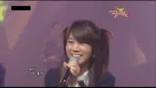 奇跡の童顔スンヨン　2008年10月3日のKARA   Rock U  Goodbye Stage