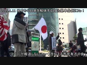 2015.1.11 地方から日本を解体する自治基本条例にNo！ in 名古屋(3/5)