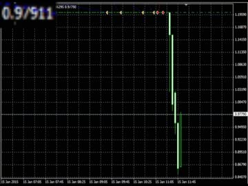 ユーロ スイスフラン Eur Chf 1 2絶対防衛線が崩壊したときの様子 ニコニコ動画