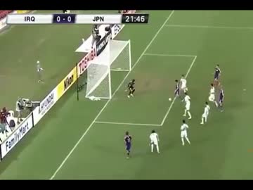 【香川真司】 日本 vs イラク 【柳沢敦を超える】