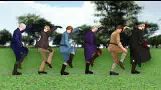 【APヘタリアMMD】明るく元気づけてくれそうな面子でYATTA!