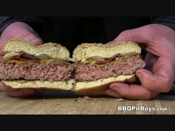 ケンタッキーパテベーコンチーズバーガー【BBQ Pit Boys】