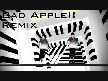 【ＭＭＤ】沢村と倉持でBad Apple!!Remix【ダイヤ】