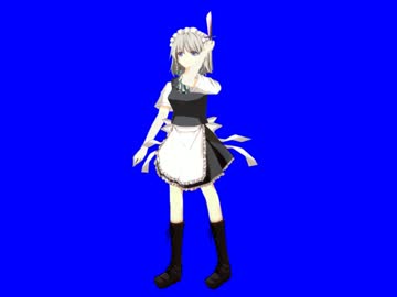 ナイフを投げる原発姉貴
