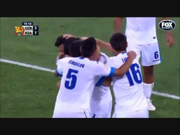 AFC Asian Cup Australia 2015 game19 ウズベキスタン VS サウジアラビア
