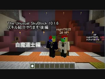 The Unusual SkyBlock 10.1.6スキル紹介やります!白魔道士後編