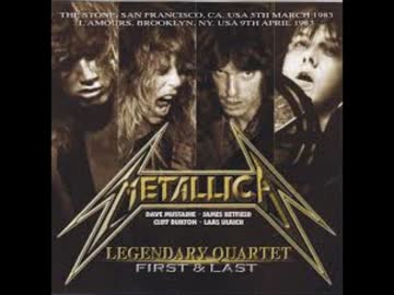 Metallica MECHANICS (クリフ初ライブ＆ムスティン) 1983.3.5