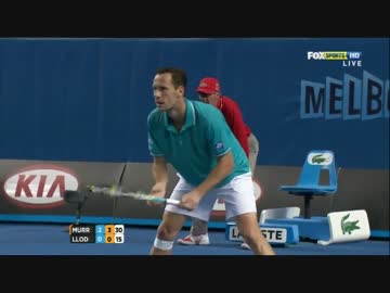 アンディ・マレー vs ミカエル・ロドラ Australian Open 2012 3rd Round