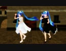 二人のミクさんにSweetiex2 踊ってもらいました!