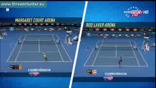 錦織圭vsアルマグロ 2015 全豪オープン1回戦