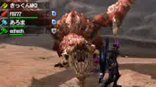 【MH4G】最強の乙ハンターは誰か!?カオス4人衆が実況!咲き誇る二本桜編