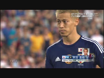 香川・本田 pk まとめ【PK敗戦】