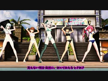 【MMD】艦これ水着艦隊「EZ DO DANCE」└('ω')┘ﾌｫｫｫ!!