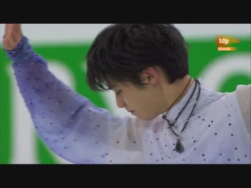 【ESPドイツ実況字幕付】 羽生結弦　グランプリファイナル2014　SP