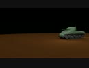 blenderで戦車