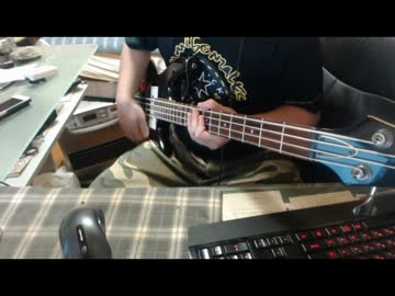 【ベース】DADA弾いてみた！【るり】