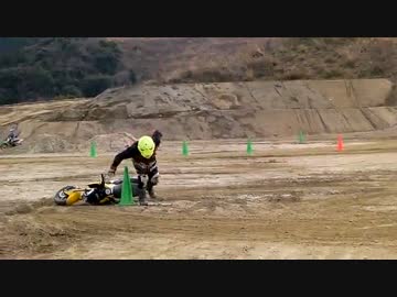 グロムでダートトラック走行会に行ってきた　その1