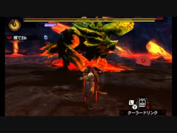 【MH4G】 乱れ咲く連爆の華　極限生産大剣ソロ (6:14)