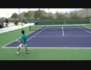 錦織圭　フォアハンドバックハンド