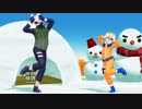 【MMDナルト】ナルトとカカシ先生で好き！雪！本気マジック
