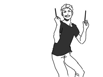 【手描きHQ】鎌先でポッキーCM【伊達工】