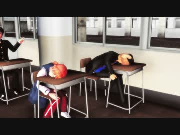 【MMD銀魂】青春なきょうもハレバレ♪♪