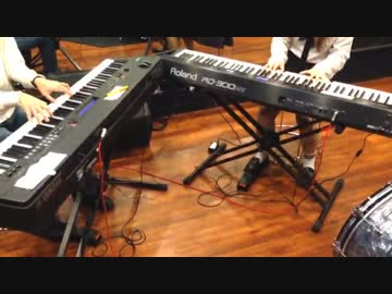 2台ピアノで「あったかいんだからぁ♪」弾いてみた