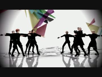 【APヘタリアMMD】4対4の Sweet Devil (colate remix)　【東西南北 vs 新大陸】