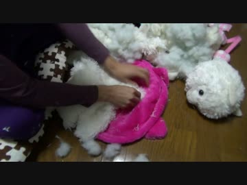 ジバニャン【妖怪ウォッチ】ぬいぐるみを作ってみた.avi