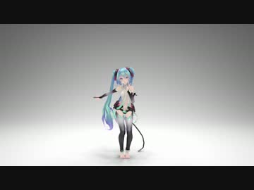 blender で MMD 用のデータをお借りするテスト