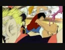 ルフィ　ヘルメッポに怒りの鉄拳！