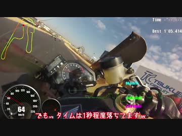 【マフラー変えたら】筑波サーキット CBR1000RR　vol.40 【タイムが落ちた】