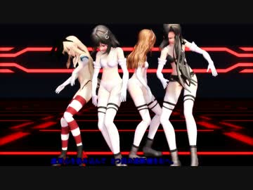 【MMD】sexyメカクシコード「島風＆羽黒＆那智＆足柄」