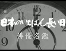 日本のいちばん長い日　俳優名鑑