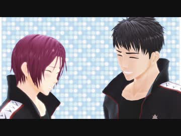 【Free!MMD】自作凛ちゃんと宗介で エンゼルシャーク【モデル配布＆更新】