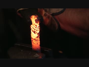 ダマスカス鋼のナイフ作り