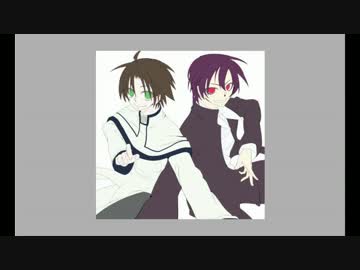 【07-GHOST×】テイトと輝夜君描いてみた【バトラビッツ】