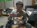 こうきゃの飯配信(2015.2.5)たこ焼き、唐揚げ弁当