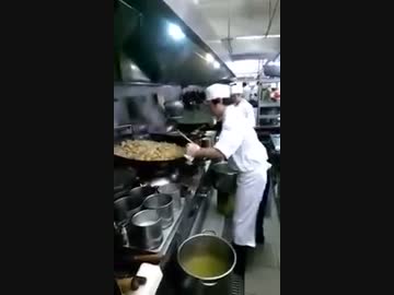 60人分の炒飯一気に作る！