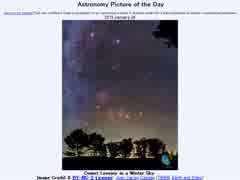 2015年 1月28日 ｢冬空のラヴジョイ彗星｣-Astronomy Picture of the Day