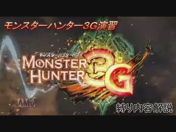 第1回　モンスターハンター3G演習　報告書