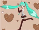 おっきなハートのチョコ
