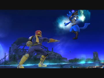【スマブラWiiU】ルカリオ窓vsファルコン窓9on9 後半【対抗戦】