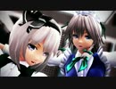 【東方MMD】妖夢 咲夜でWAVE