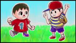 【実況】WiiU/絵心教室で描いてみたpart2 ネス・むらびと編