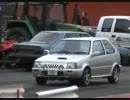 【ドラッグレース】 日産・マーチ vs トヨタ・スープラ